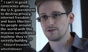 If treason is giving aid or comfort to the enemy, and Snowden released ...