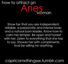 Aries Woman More
