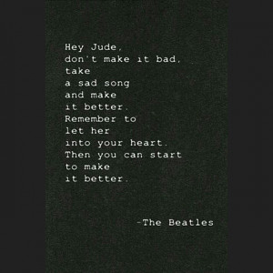 The Beatles are such a massive part of my life both musically and ...