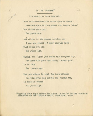 My Brother Poems http://pw20c.mcmaster.ca/brittain-vera-poem-june-1918