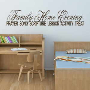 Home / Family, Home, Evening Wall Stickers Quotes Wall Art