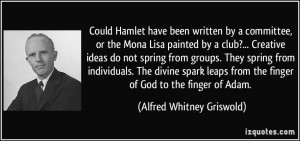 Could Hamlet have been written by a committee, or the Mona Lisa ...