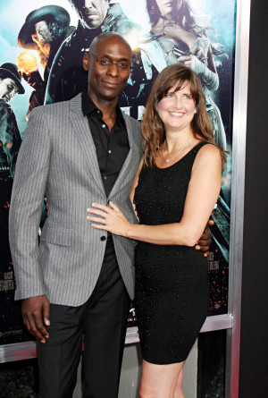 Lance Reddick and Wife Stephanie