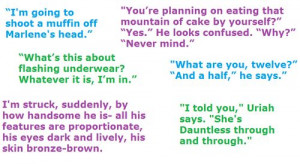 Divergent quotessss (the purple one on top)