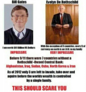 Bill Gates #Evelyn De Rothschild