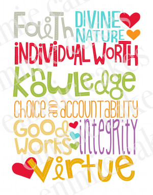 Faith Divine Nature Individual Worth Knowledge Choice And ...