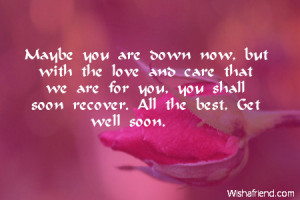 Get Well Soon My Love Poem All the best, get well soon.