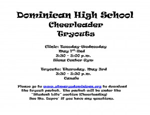Cheer Tryout Flyer
