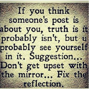 If you think someone's post . . . .