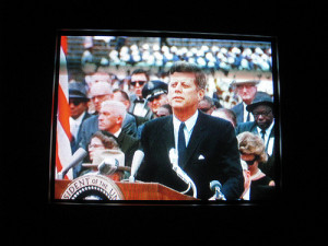 ... space. (via JFK Archives)Listen to the entire speech at JFK Archives