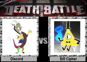 Death Battle: Discord vs Bill Cipher by MaxEd32