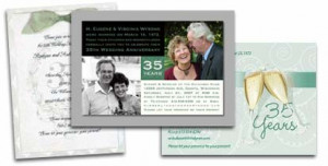 . Great selection of 35th Anniversary Invitations, 30th Anniversary ...