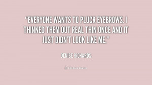 denise richards eyebrows