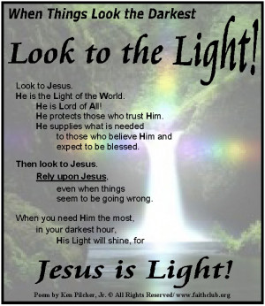 Jesus is the light of the world Poem|Jesus Loves You Poem