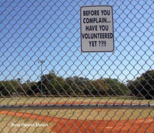 Best sign ever placed on the little league field.....EVER!Chainlink ...