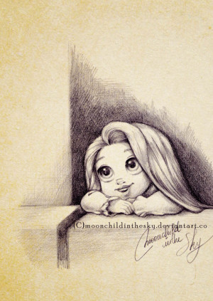 Princess Rapunzel (from Tangled) Little Rapunzel