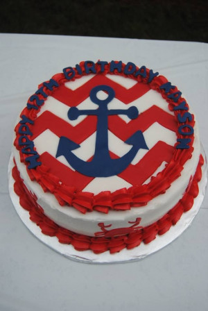 Free images about birthday Nautical Themed birthday cake picture and ...