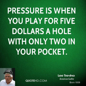Lee Trevino Quotes
