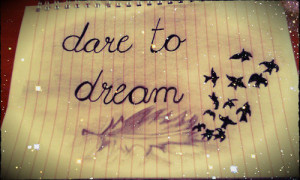 quote #daretodream #life #love #free #birds #feather #sparkles #dream