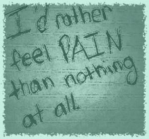 rather feel pain than nothing at all.' Three Days Grace - Pain # ...