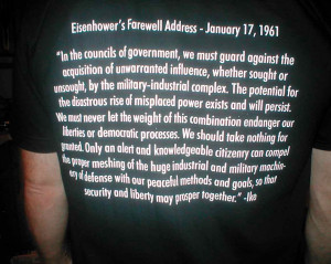 ... Eisenhower militaryindustrial complex, military industrial complex