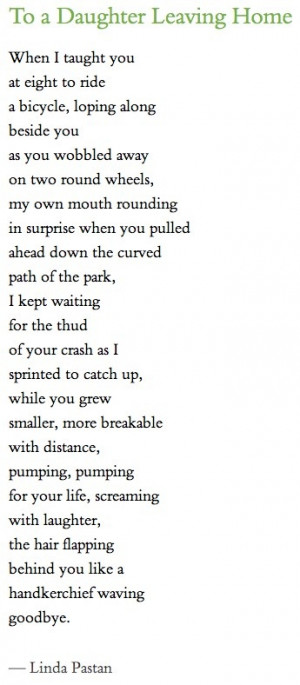 Child Leaving Home Quotes A daughter leaving home