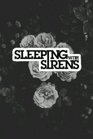 bands, black and white, inspiration, sleeping with sirens, sws ...