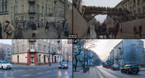 Past vs Present Photos of Well-Known Movie Sets (27 pics)