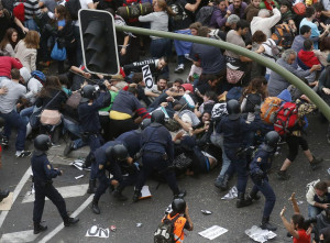 Spanish Protests Devolve Into Riots