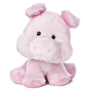 Bobblee Wobbly Pig Stuffed Animal Plush by Aurora