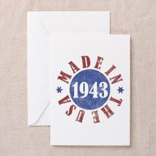 1943 Made In The USA Greeting Card for