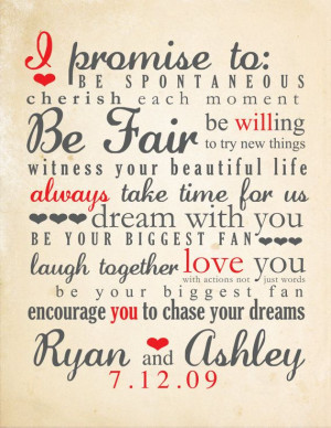Romantic Wedding Vows Examples For Her and For Him