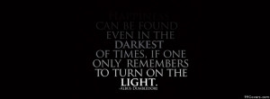 Albus Dumbledore Quote Facebook Covers