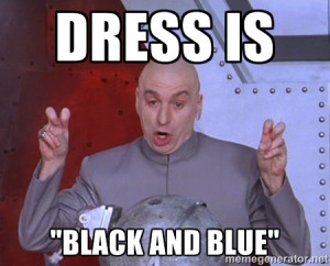 Dr. Evil Air Quotes - Dress is 