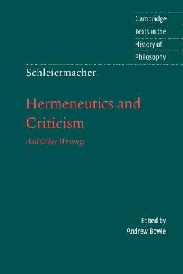 Start by marking “Hermeneutics and Criticism and Other Writings ...