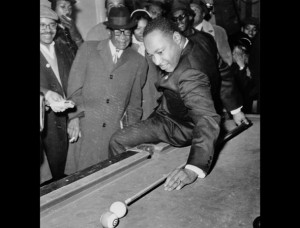 Even Martin Luther King found time for fun on occasion.