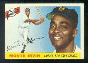 1955 Topps #100 Monte Irvin [#bsc] (NY Giants) Baseball cards value