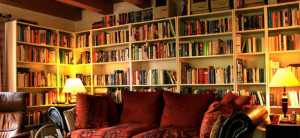 Books in Living Room - Photo By Tom Borowski