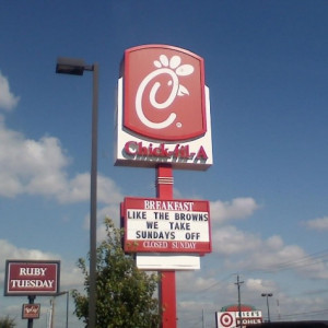Chick-fil-A Shows Their Support of the Browns