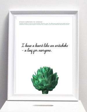 ... and fresh Lemon Illustration with Gin Quote. Fine Art Print Or Canvas