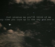 ... sky, promise, quote, quotes, see, sky, star, stars, think, you and me