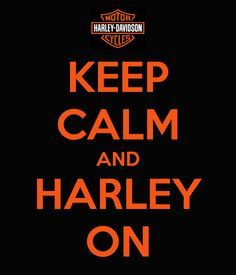 Harley on! Brap! More