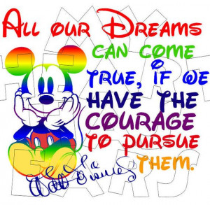 Printable DIY Mickey Mouse Walt Disney quote dreams can come true Iron ...