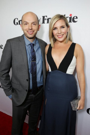 ... Scheer and June Diane Raphael at event of Grace and Frankie (2015