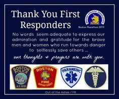 Thank you First Responders! More
