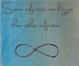 John green, quotes, sayings, infinity, cute quote