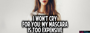 My Mascara Is Too Expensive Facebook Cover