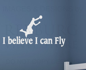 decal art sticker quote vinyl basketball dribble shoot kids wall quote