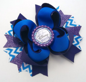 Cute Sayings Boutique Hair Bow, Disney Princess Saying Baby, Toddler ...