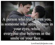 So true. But that person also has a way of bringing out your true ...